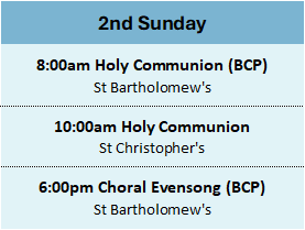 2nd Sunday Services