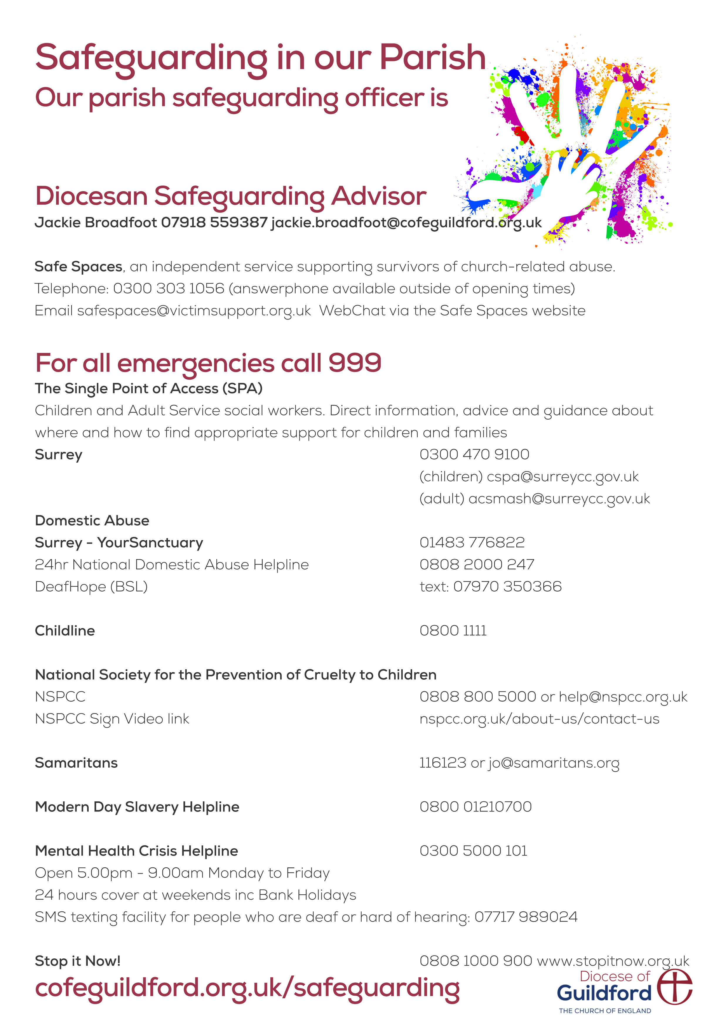 Safeguarding Contact